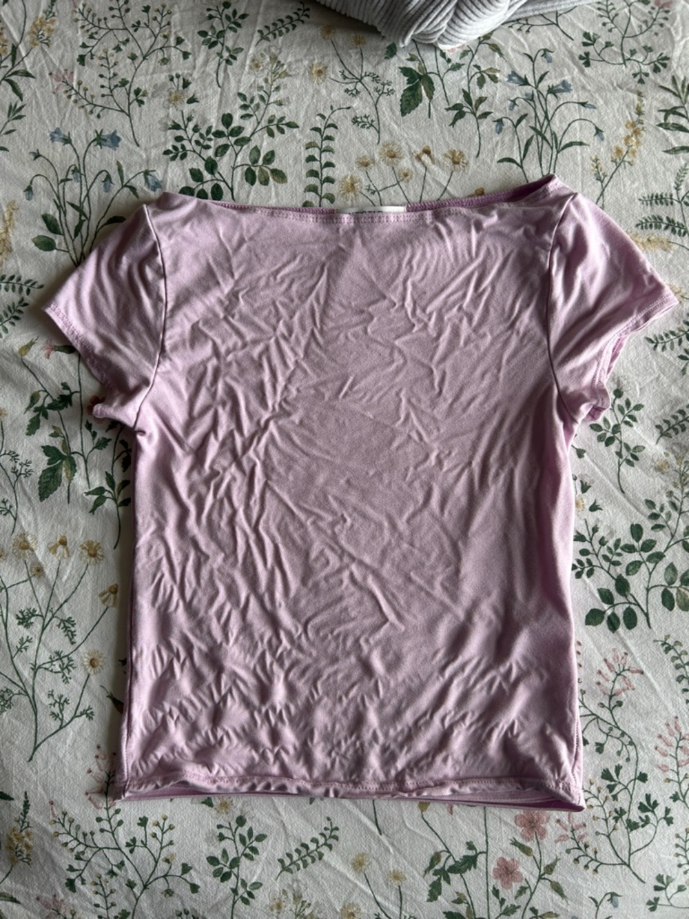 Women's Lightweight Scoop Neck Tee in Light Pink